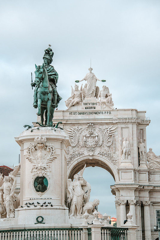 Praça do Comércio，里斯本，葡萄牙